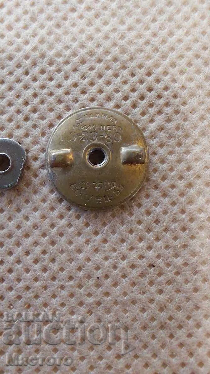 Semn regal Poliție - AUTENTIC ORIGINAL. argint email - 7 Semn regal Poliție - AUTENTIC ORIGINAL. argint email - 7