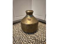 Hand-forged brass vessel - massive, decorative