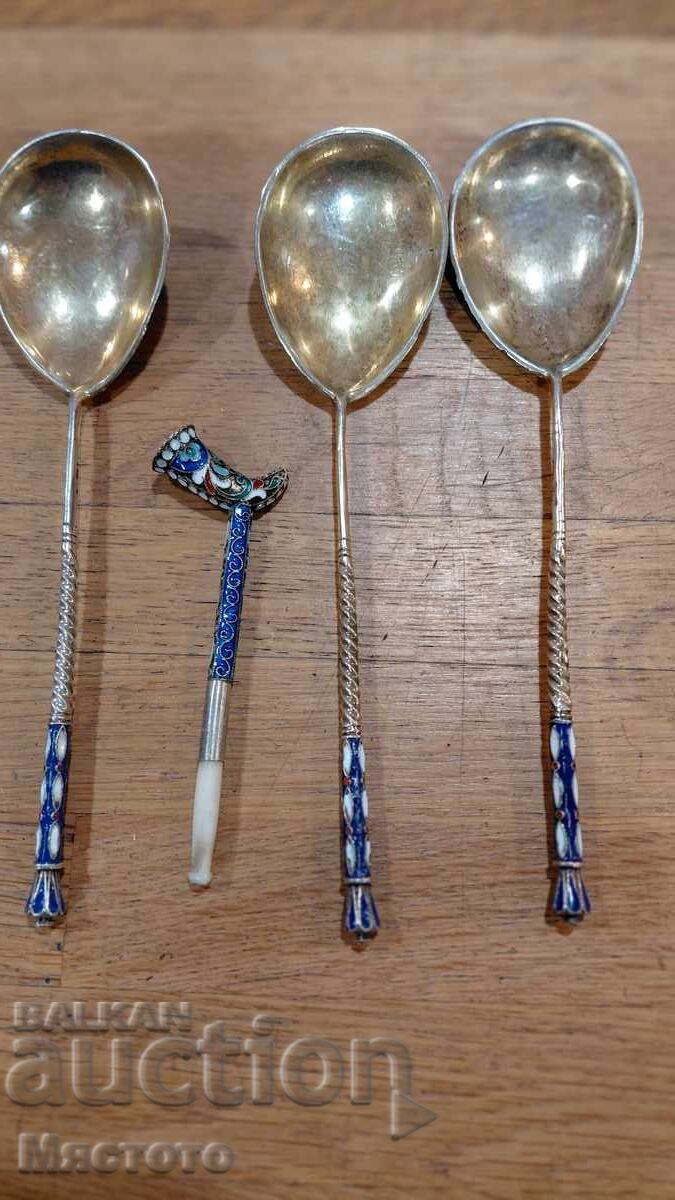 Silver enamel 84 with price 2500.00 BGN | € 1278.23 Silver enamel 84 with price 2500.00 BGN | € 1278.23