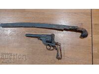 Old Yataghan Revolver