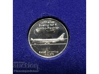 UNIQUE RARE COIN MEDAL SILVER LUFTHANSA LUFTHANSA