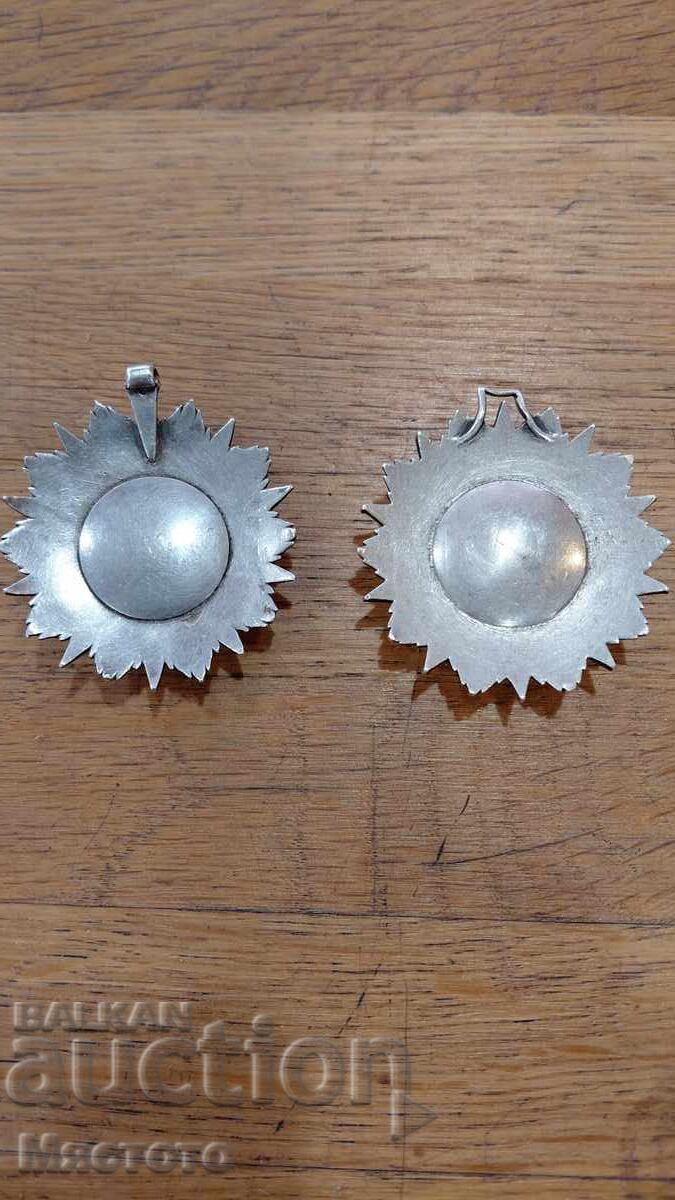 Доставка на Тунис - Военен медал Емайл Сребро 2бр медал Тунис Доставка на Тунис - Военен медал Емайл Сребро 2бр медал Тунис