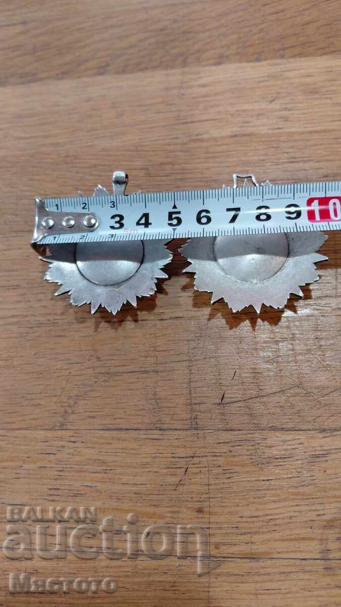 Тунис - Военен медал Емайл Сребро 2бр медал Тунис - 5 Тунис - Военен медал Емайл Сребро 2бр медал Тунис - 5