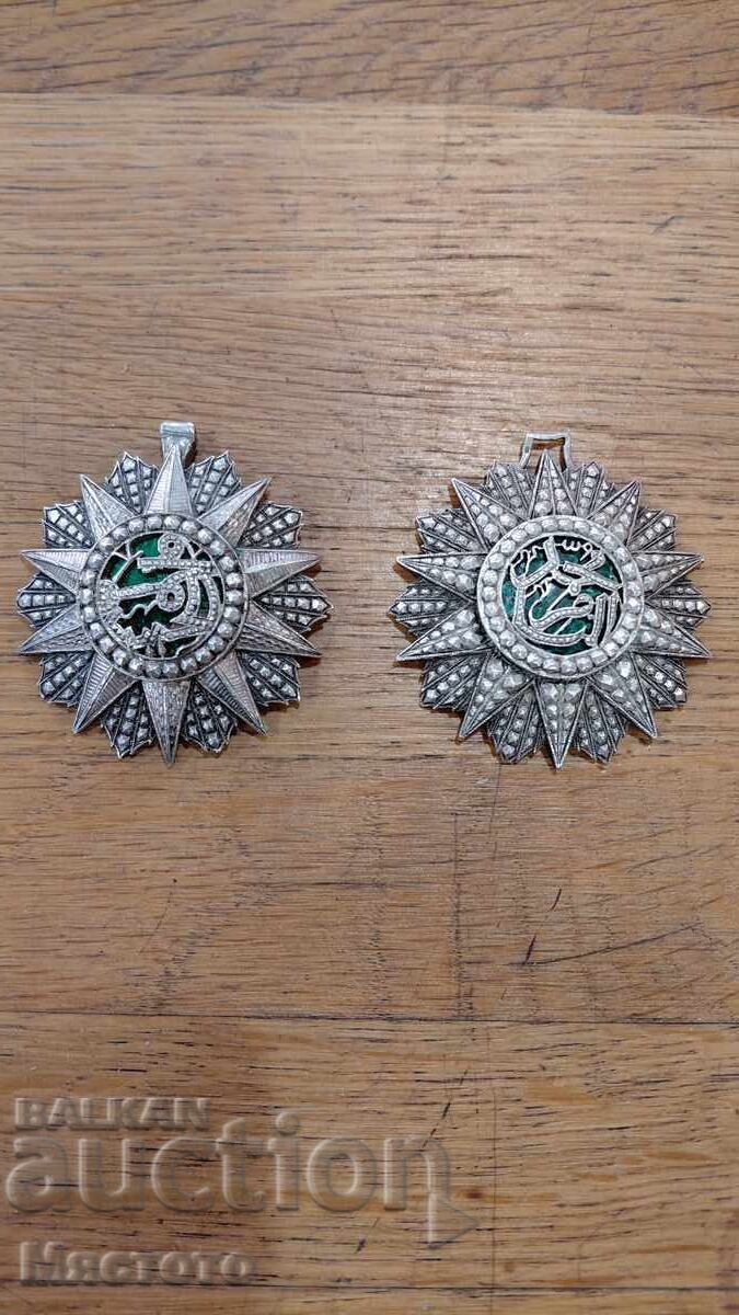 Тунис - Военен медал Емайл Сребро 2бр медал Тунис Тунис - Военен медал Емайл Сребро 2бр медал Тунис