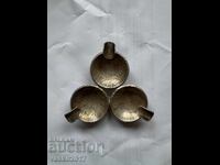 Silver antique ashtray