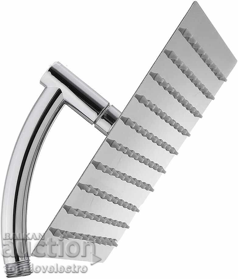 NEW! Shower head, 8'' square shower with 1.5 m hose with price 19.00 BGN | € 9.71 NEW! Shower head, 8'' square shower with 1.5 m hose with price 19.00 BGN | € 9.71