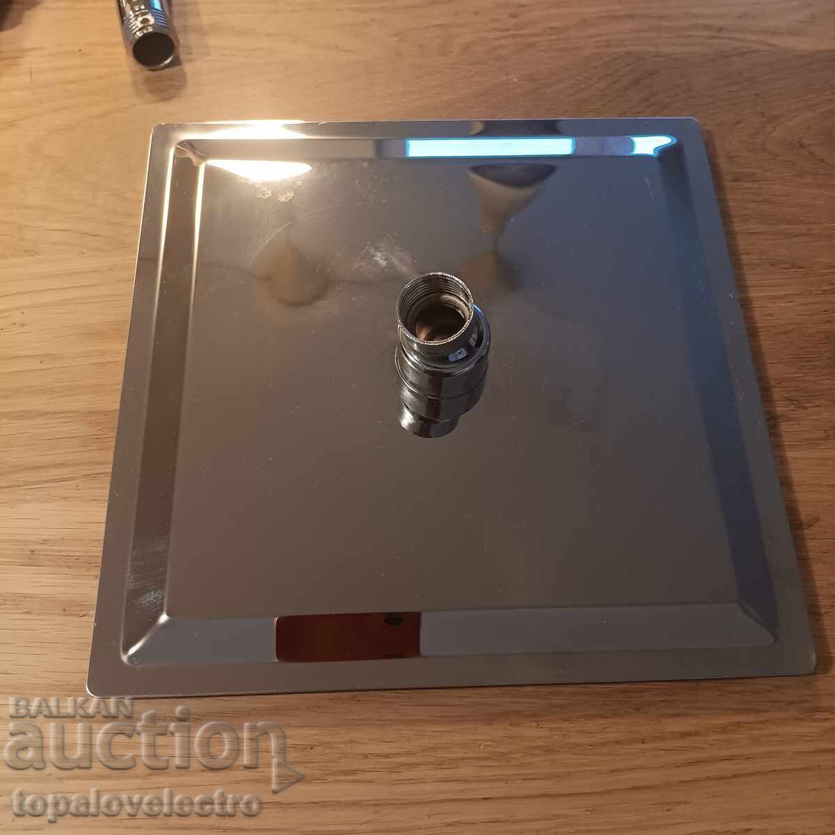 NEW! Shower head, 8'' square shower with 1.5 m hose - 7 NEW! Shower head, 8'' square shower with 1.5 m hose - 7