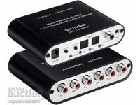 NOU! Decodor audio 5.1CH cu intrare optică, coaxială și AUX, D