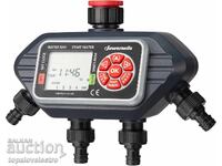 ΝΕΟ! Προγραμματιστής άρδευσης, χρονοδιακόπτης, 4 έξοδοι, 16 ατομικά