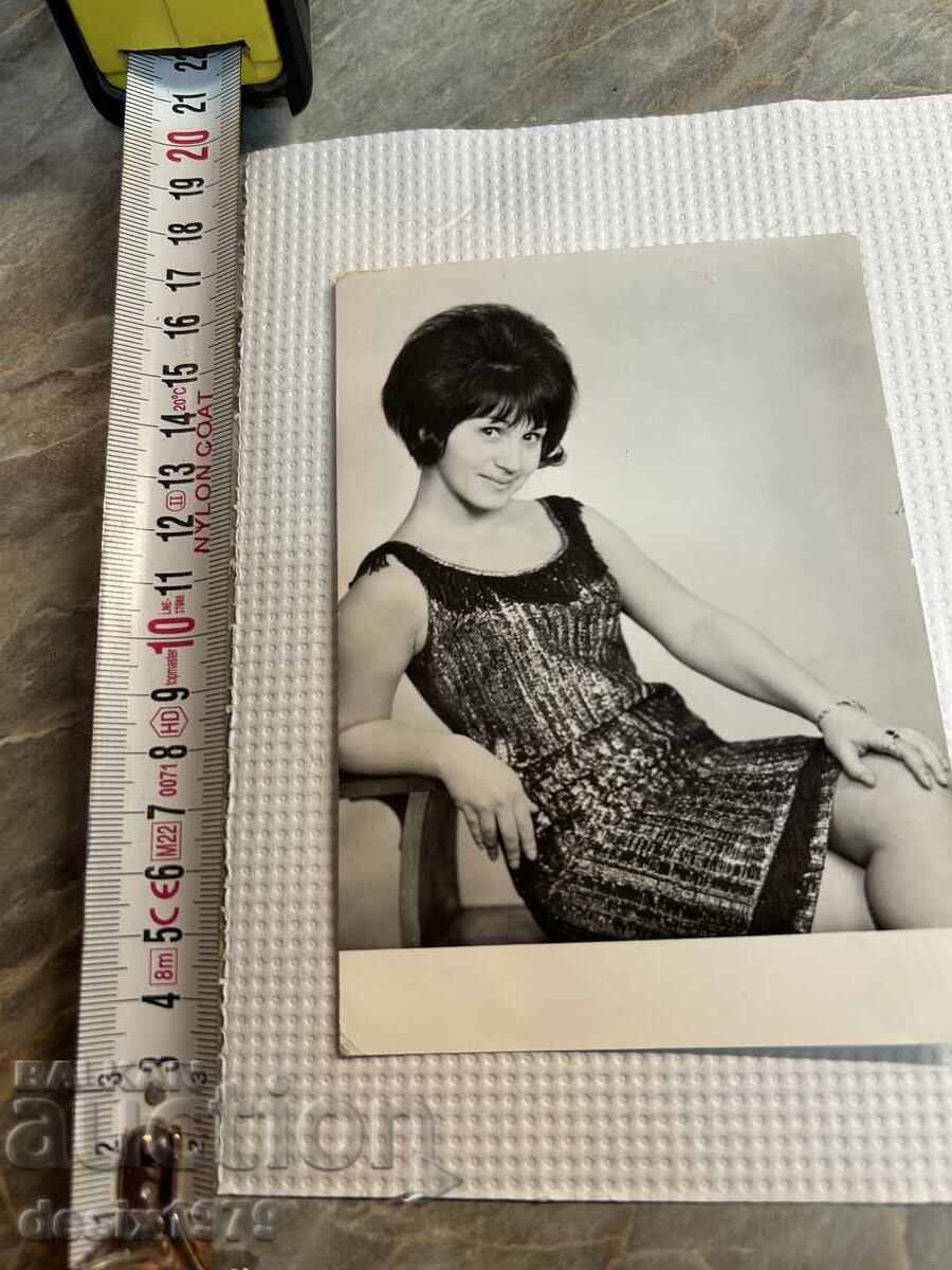 Old postcard with Greta Gancheva Old postcard with Greta Gancheva