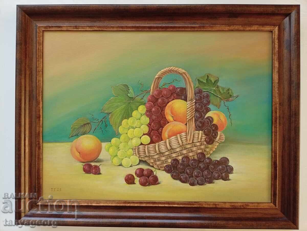 Still Life: Fruits in a Basket