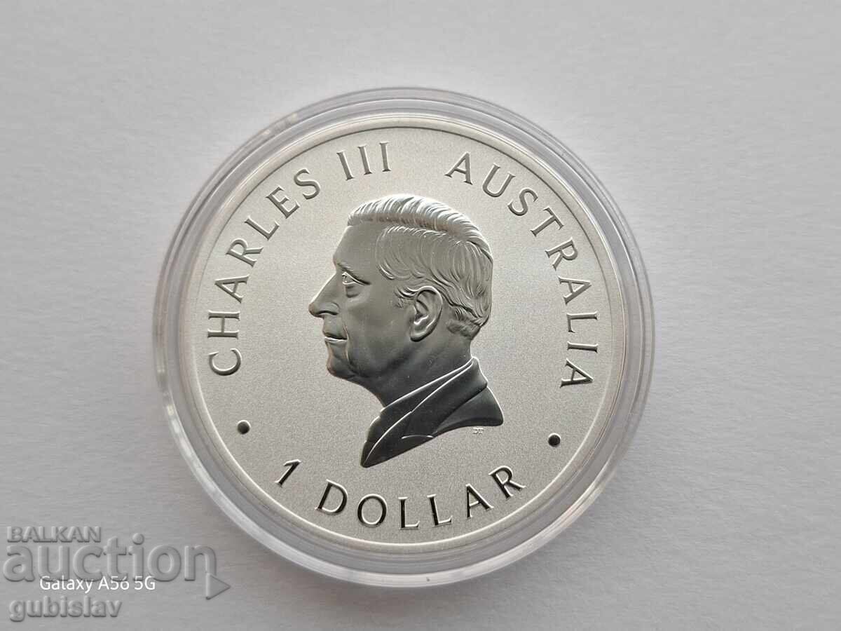 Licitație Monedă de argint 1 oz., Australian Brumby, 2025