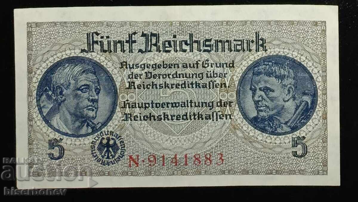 Germania, Germania, 5 mărci 1940, XF Germania, Germania, 5 mărci 1940, XF