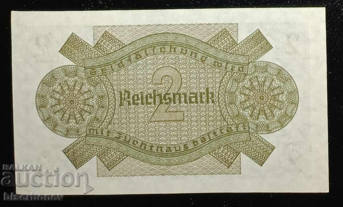 Germania, Germania, 2 mărci, Reichsmark 1940, UNC cu preț 16.00 BGN | € 8.18 Germania, Germania, 2 mărci, Reichsmark 1940, UNC cu preț 16.00 BGN | € 8.18