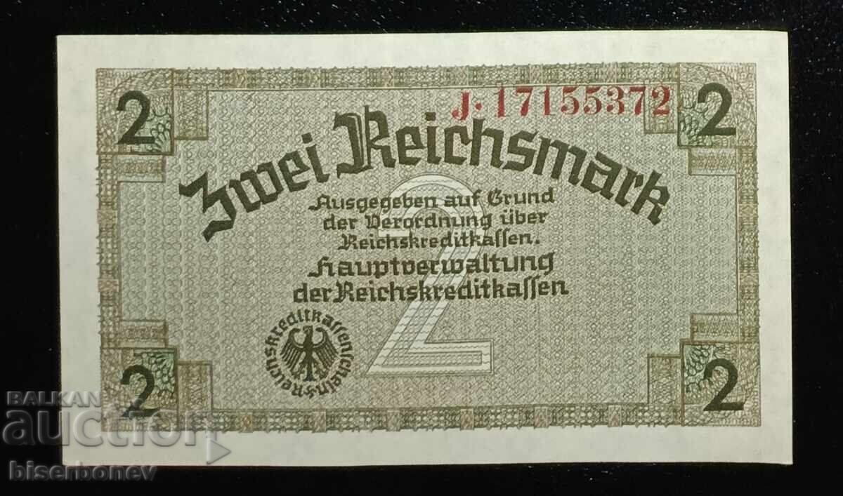 Germania, Germania, 2 mărci, Reichsmark 1940, UNC Germania, Germania, 2 mărci, Reichsmark 1940, UNC