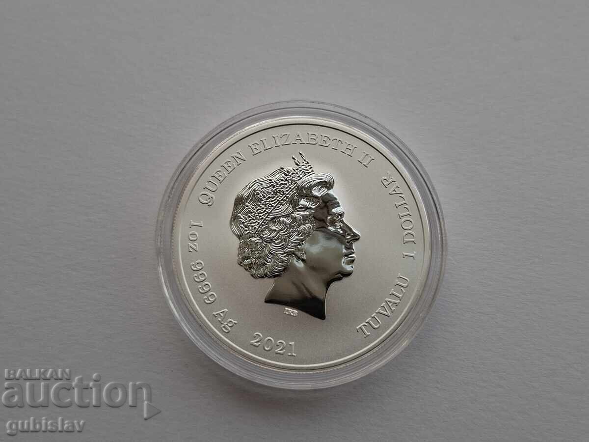 Licitație Monedă de argint 1 oz., Marge & Maggie, Simpsons, 2021