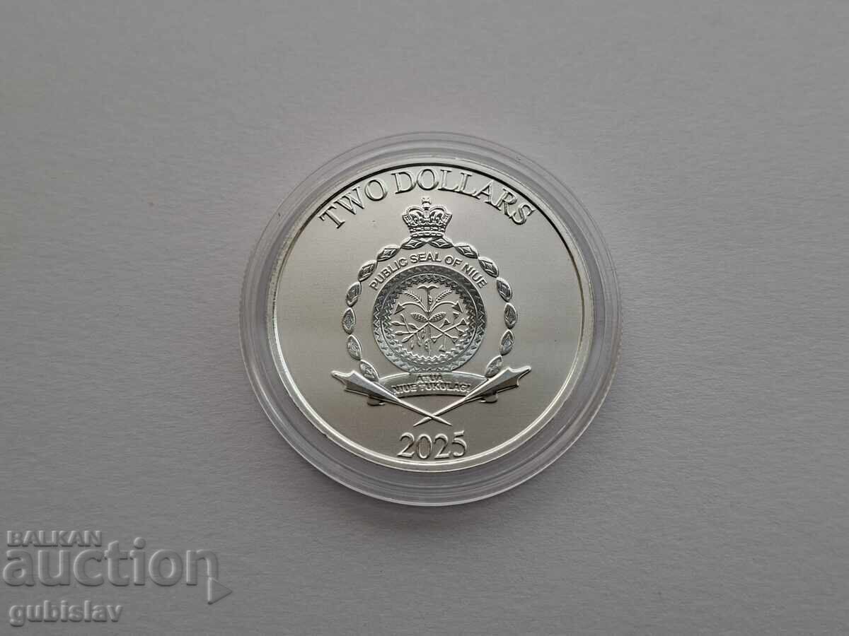 Licitație Monedă de argint 1 oz., Ironman&Ultron, Marvel, 2025