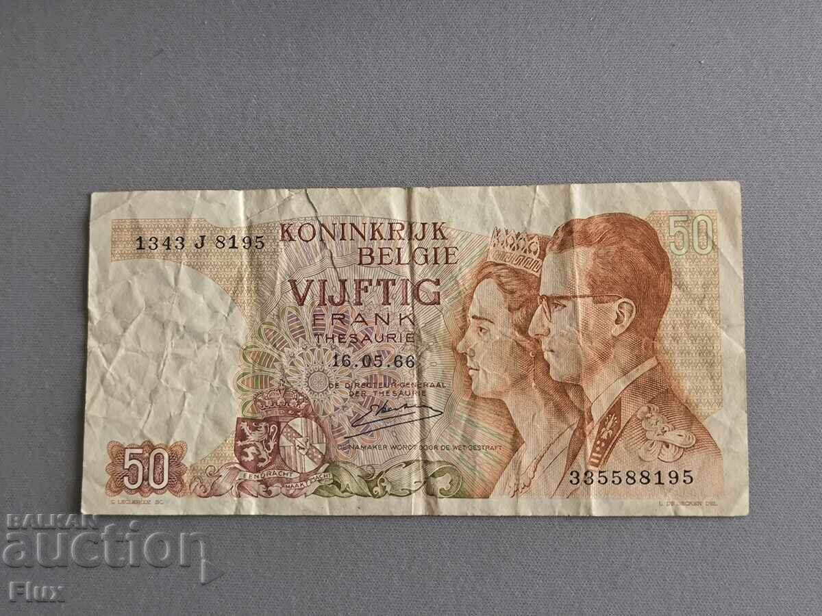 Bancnota - Belgia - 50 franci | 1966 Bancnota - Belgia - 50 franci | 1966