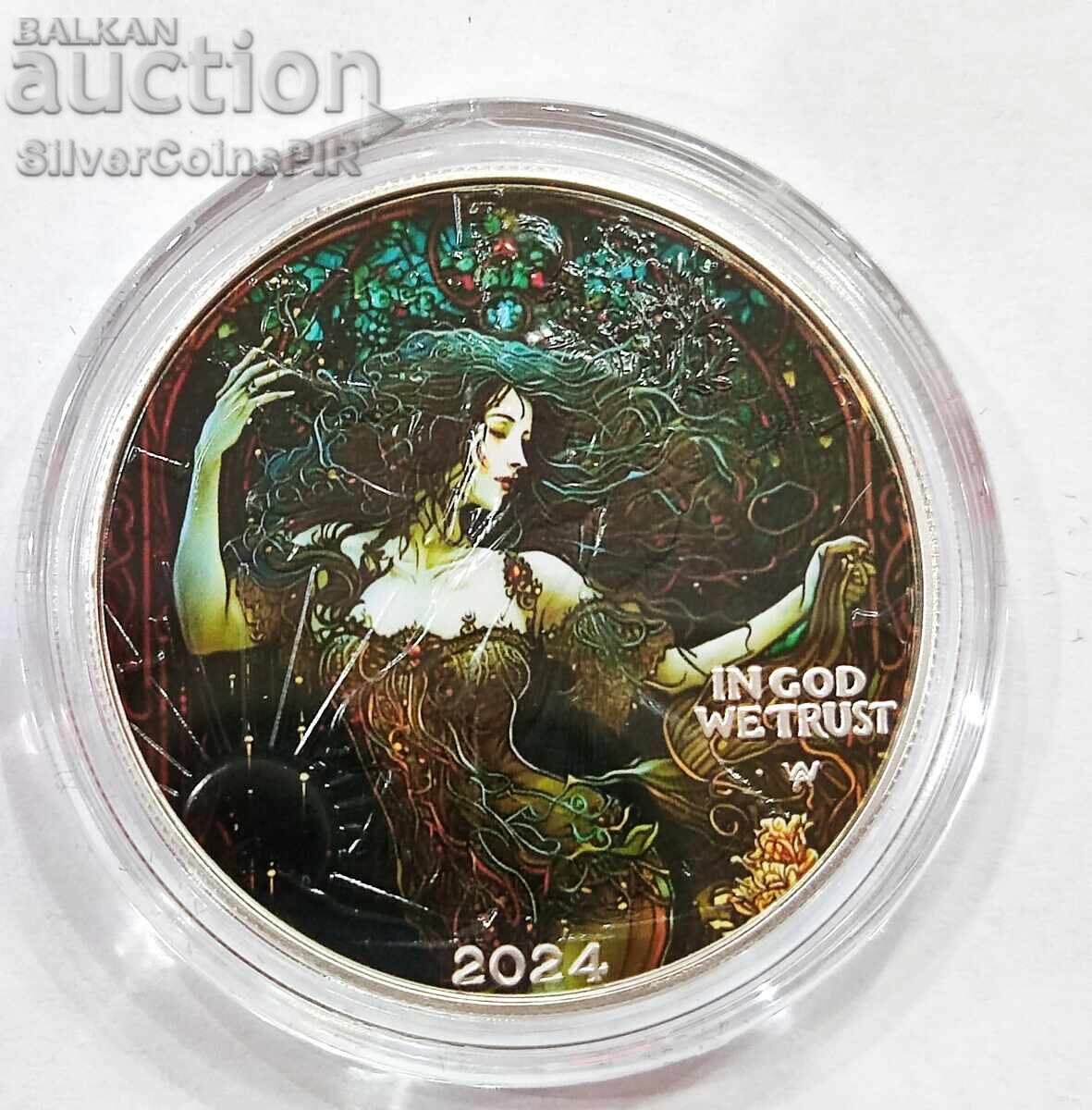 Silver 1 oz Dark Beauty 2024 USA / II Silver 1 oz Dark Beauty 2024 USA / II