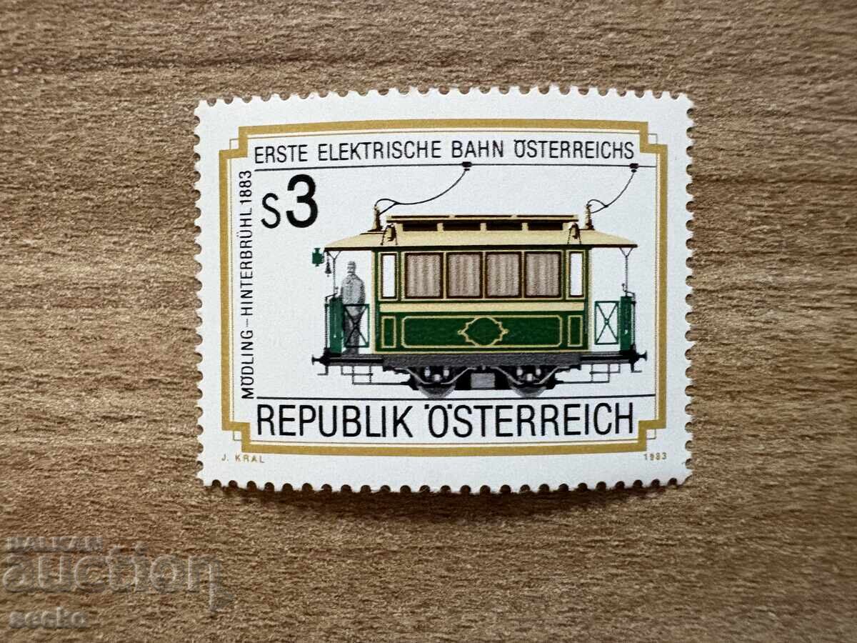 Austria - Prima cale ferată electrică de ...(1983) MNH Austria - Prima cale ferată electrică de ...(1983) MNH