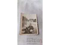 Fotografie Veles Bărbat femeie și bebeluș 1938