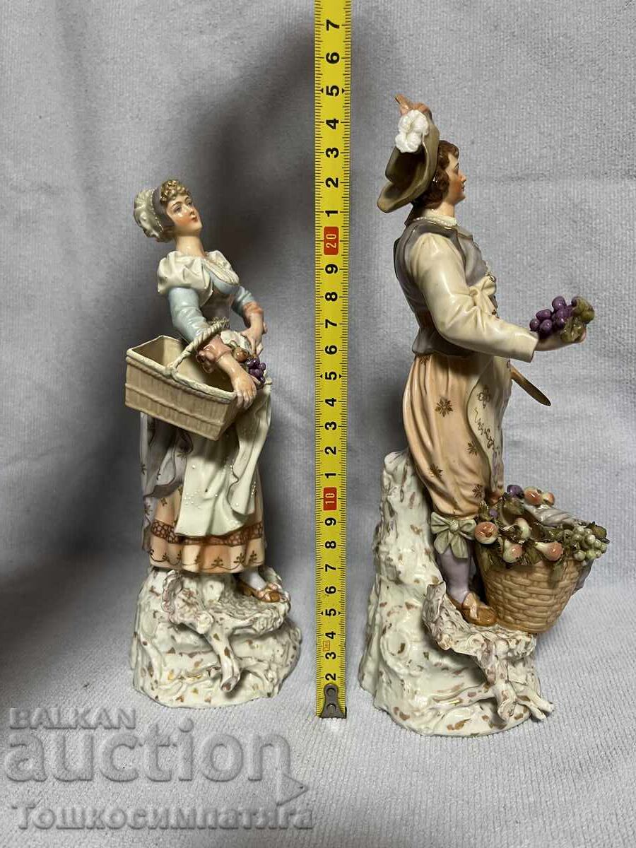 Συλλεκτικό πορσελάνινο ζευγάρι E&A Muller με τιμή 380.00 BGN | € 194.29 Συλλεκτικό πορσελάνινο ζευγάρι E&A Muller με τιμή 380.00 BGN | € 194.29