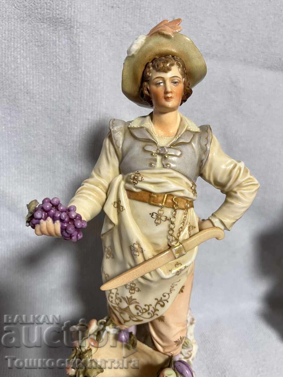 Συλλεκτικό πορσελάνινο ζευγάρι E&A Muller - 6 Συλλεκτικό πορσελάνινο ζευγάρι E&A Muller - 6