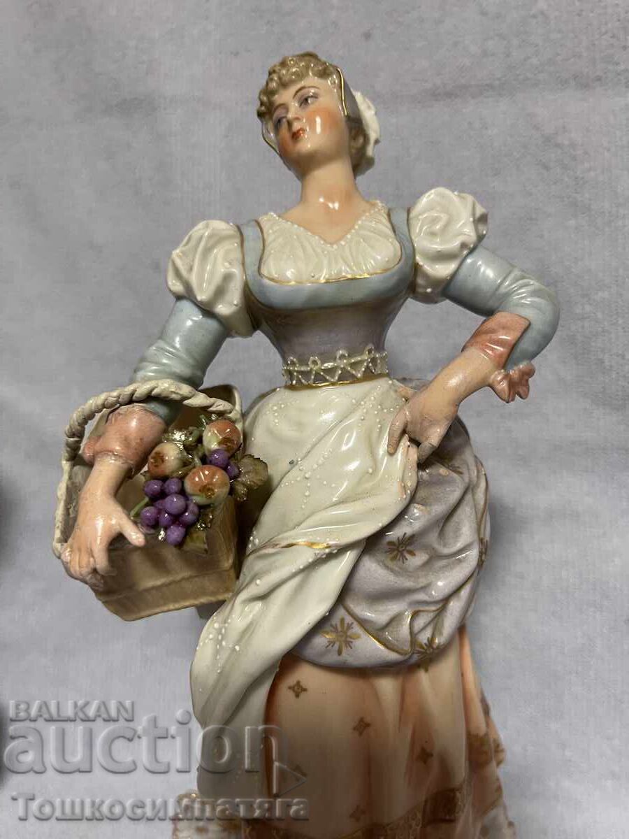 Συλλεκτικό πορσελάνινο ζευγάρι E&A Muller - 7 Συλλεκτικό πορσελάνινο ζευγάρι E&A Muller - 7