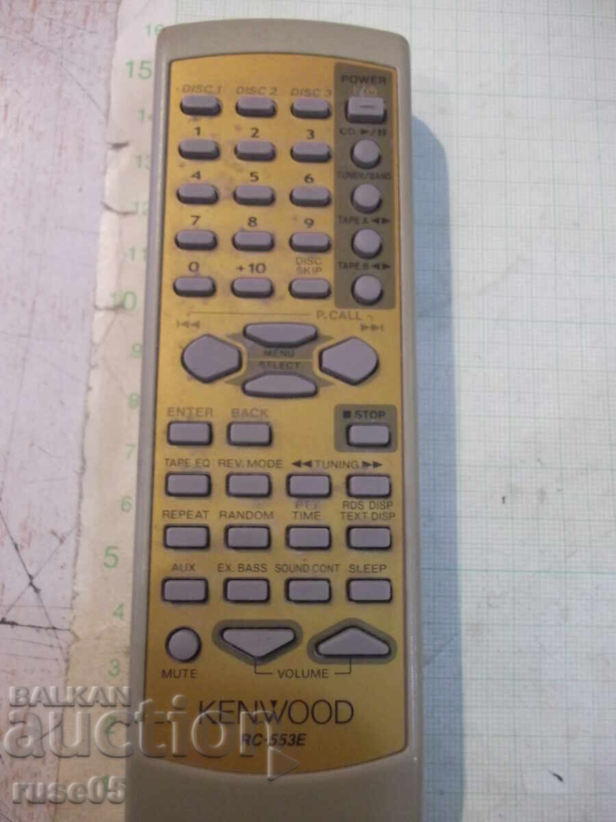 Licitație Telecomanda "KENWOOD - RC-553E" funcțională Licitație Telecomanda "KENWOOD - RC-553E" funcțională