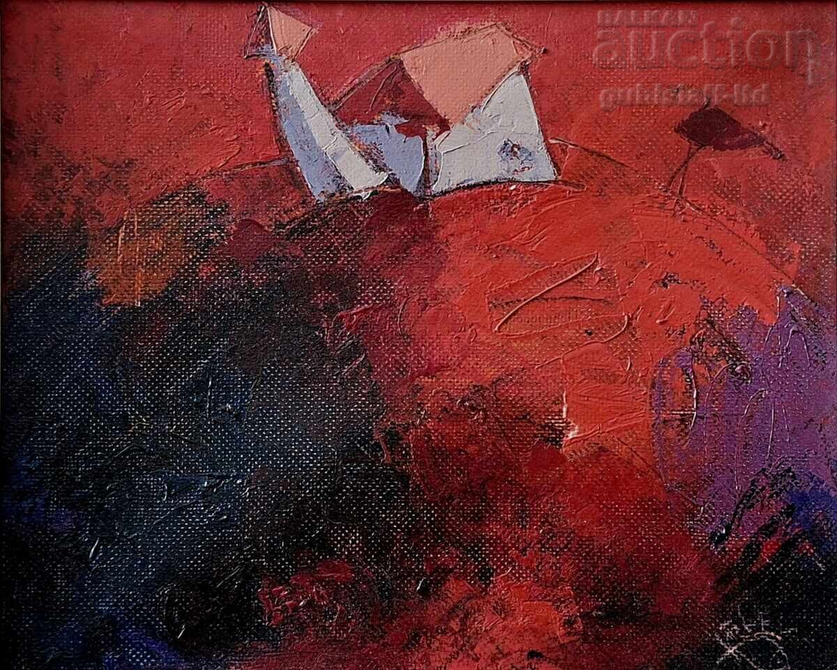 Πίνακας, τοπίο, ζωγρ. Ευγένι Βελέφ, 2004 με τιμή 500.00 BGN | € 255.65 Πίνακας, τοπίο, ζωγρ. Ευγένι Βελέφ, 2004 με τιμή 500.00 BGN | € 255.65