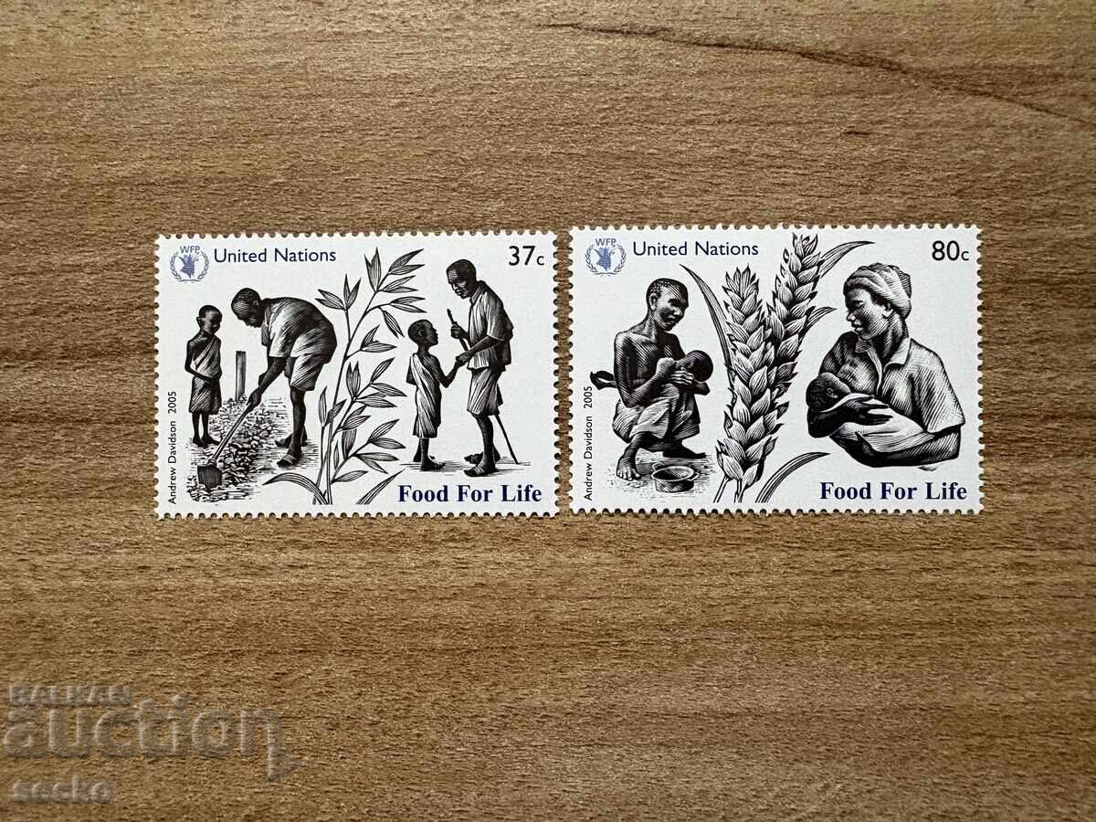 ONU New York - Ziua Mondială a Alimentației (2005) MNH ONU New York - Ziua Mondială a Alimentației (2005) MNH