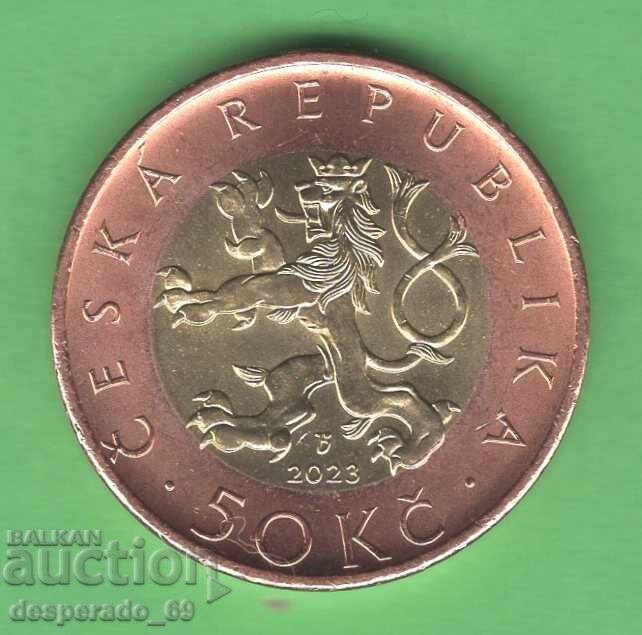 (¯`'•.¸ 50 Czech Koruna 2023 Czech Republic UNC- ¸.•'´¯) with price € 4.09 | 8.00 BGN