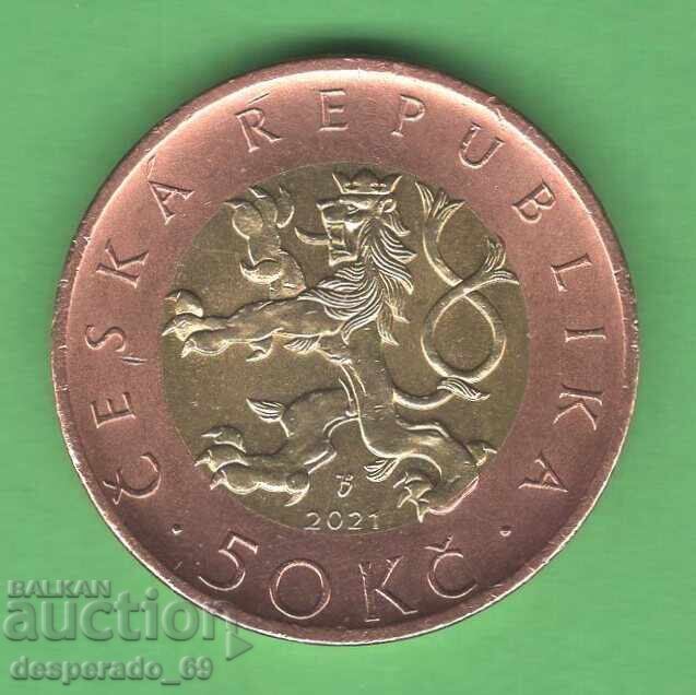 (¯`'•.¸ 50 coroane 2021 CEHIA aUNC ¸.•'´¯) cu preț € 3.50 | 6.85 BGN