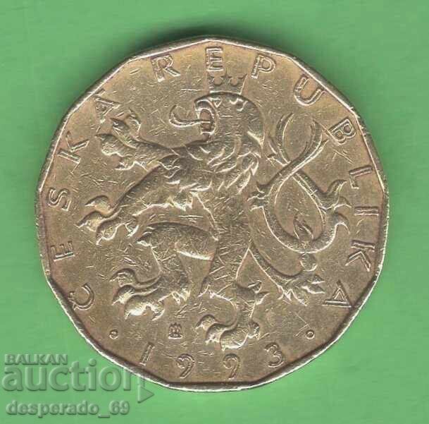 (¯`'•.¸   20 крони 1993  ЧЕХИЯ   ¸.•'´¯) с цена € 1.02 | 1.99 лв.