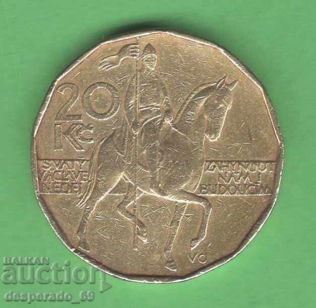 (¯`'•.¸   20 крони 1993  ЧЕХИЯ   ¸.•'´¯)