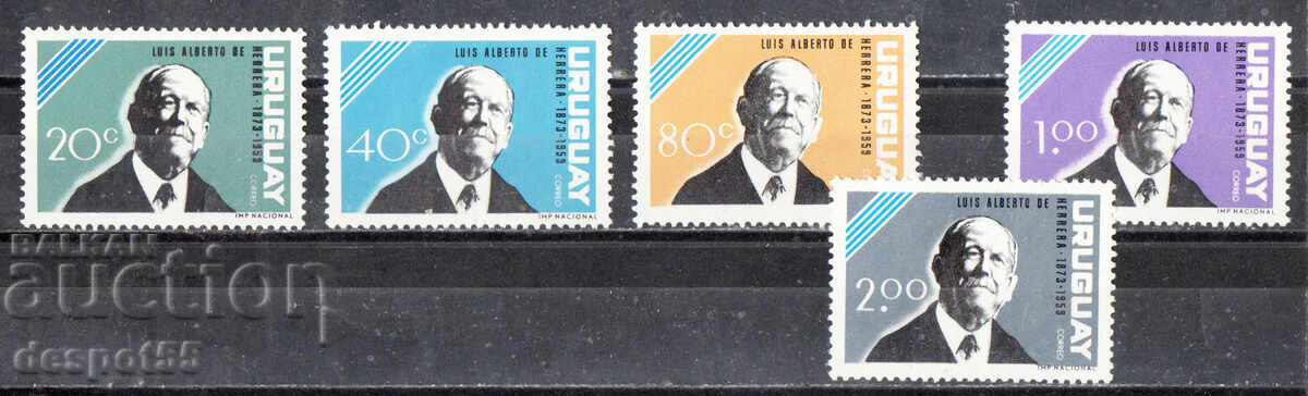 1964. Uruguay. 5 g. de la moartea lui Luis de Herrera (1873-1959)