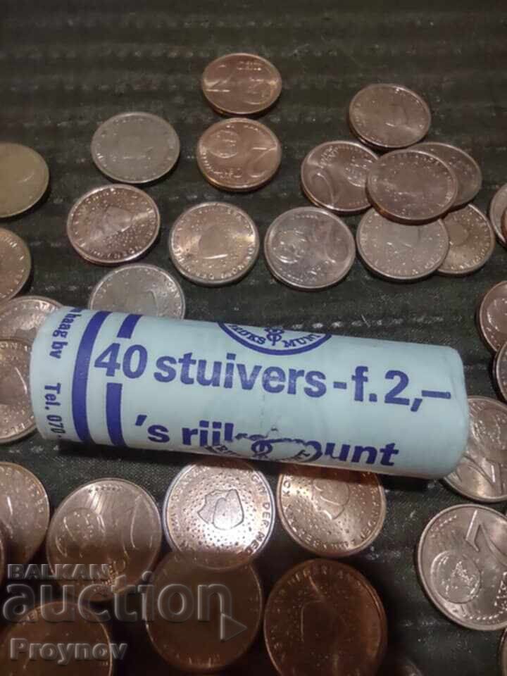 Livrarea 100 buc. Monede de 2 cenți + Sul de 40 buc. UNC