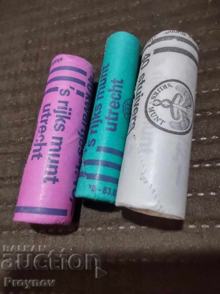 Доставка на Три ролки: 5-10-25 цента UNC 1985г. Доставка на Три ролки: 5-10-25 цента UNC 1985г.