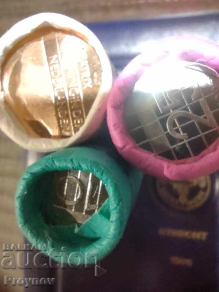 Три ролки: 5-10-25 цента UNC 1985г. Три ролки: 5-10-25 цента UNC 1985г.