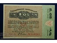 Γερμανία, Γερμανία, 1,05 χρυσά μάρκα Βέτσλαρ 1923, aUNC