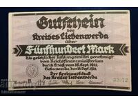 Germany, Германия 500 марки Либенверда 1922 г, XF