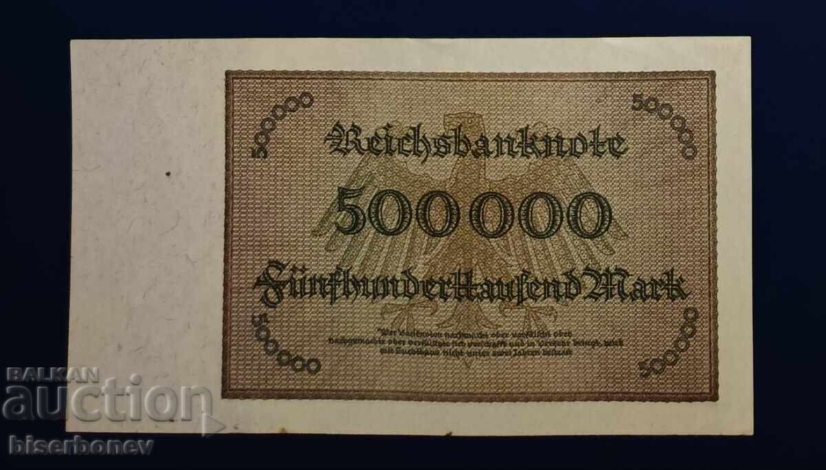 Germania, Germania, 500 000 mărci Reich 1923, aUNC cu preț 18.00 BGN | € 9.20 Germania, Germania, 500 000 mărci Reich 1923, aUNC cu preț 18.00 BGN | € 9.20