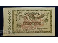 Germany, Германия 20 милиона марки Берлин, 1923 г, aUNC