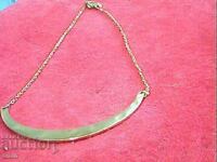 beautiful gold plated costume necklace