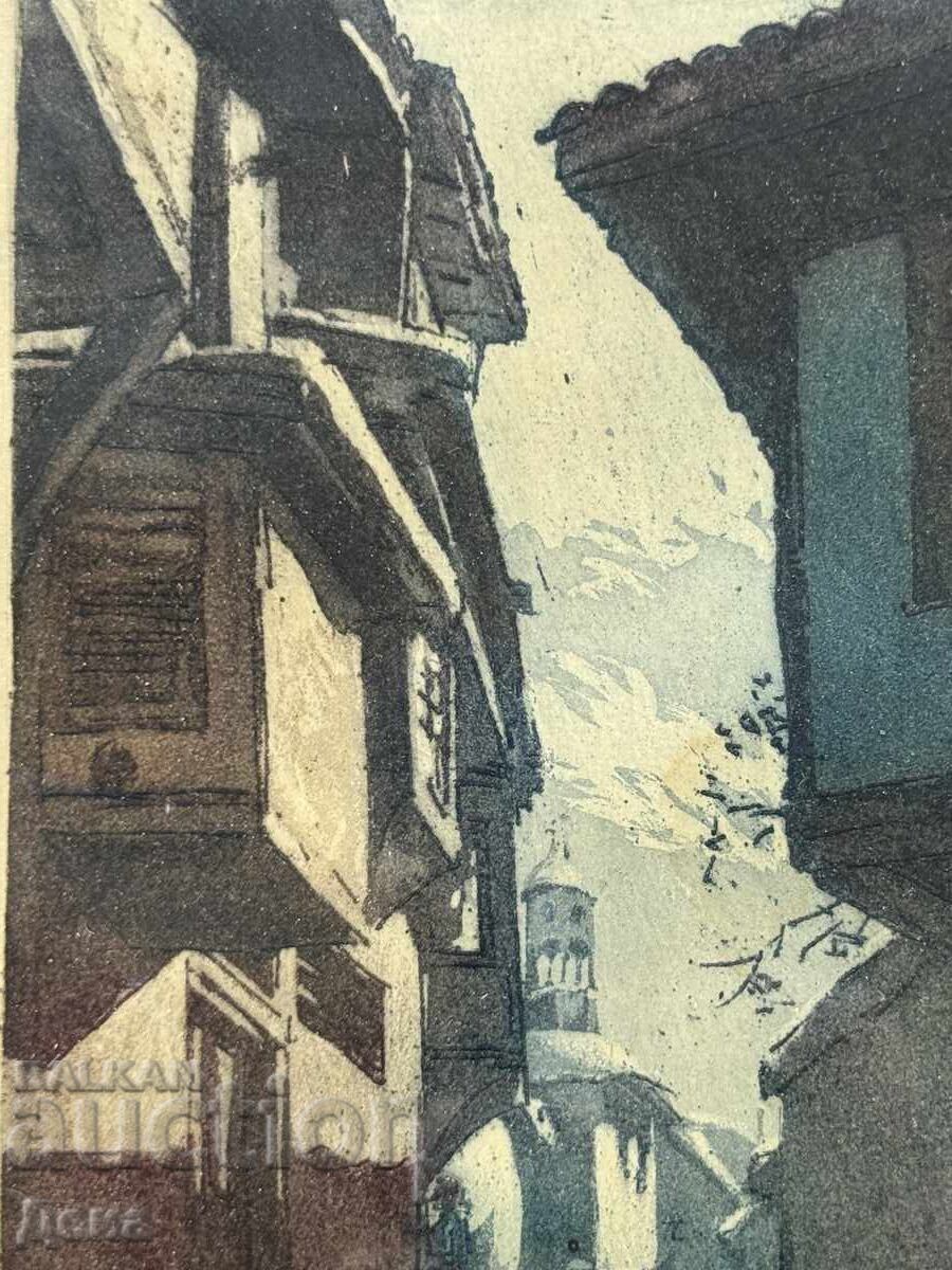 Petăr Morozov - gravură foarte rară de-a lui - 5