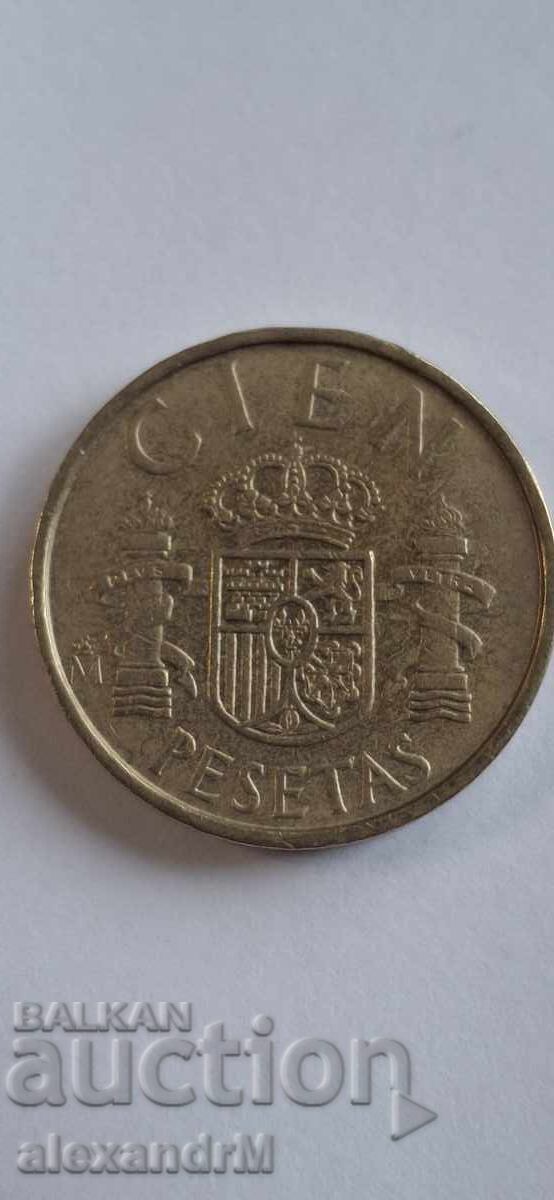 100 pesetas 1982, Spania 100 pesetas 1982, Spania