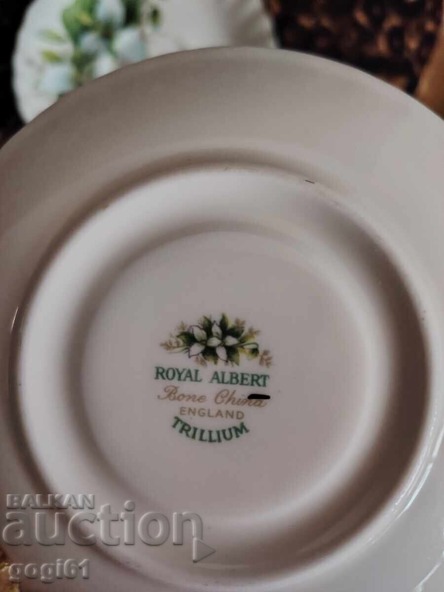 Delivery of Four Royal Albert coffee saucers Delivery of Four Royal Albert coffee saucers