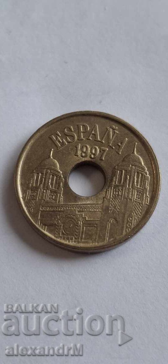 25 pesetas 1997, Spania, Melilla cu preț € 0.51 | 1.00 BGN