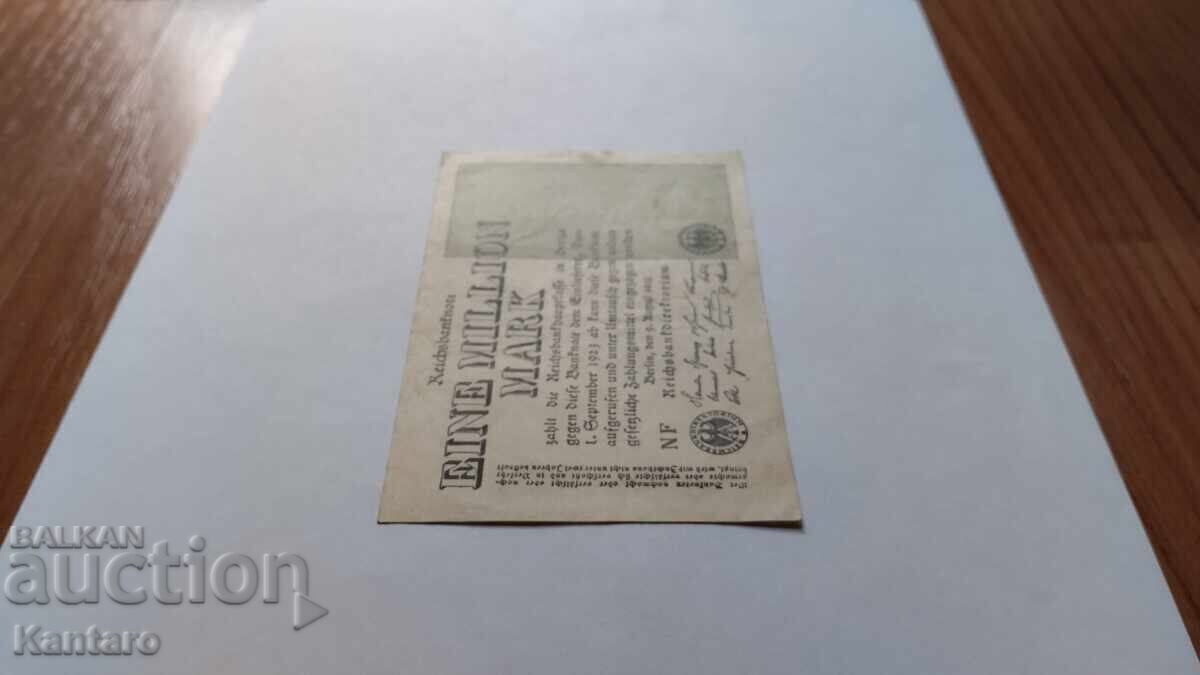 Δημοπρασία Τραπεζογραμμάτιο - ΓΕΡΜΑΝΙΑ - 1.000.000 μάρκα - 1923 Δημοπρασία Τραπεζογραμμάτιο - ΓΕΡΜΑΝΙΑ - 1.000.000 μάρκα - 1923