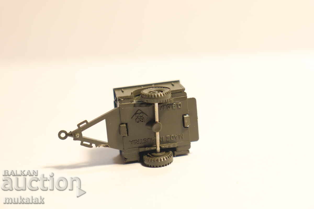 ROCO 1/87 H0 REMORCĂ MOBILĂ BUCĂTĂRIE MILITARĂ CAMION MODEL - 5 ROCO 1/87 H0 REMORCĂ MOBILĂ BUCĂTĂRIE MILITARĂ CAMION MODEL - 5